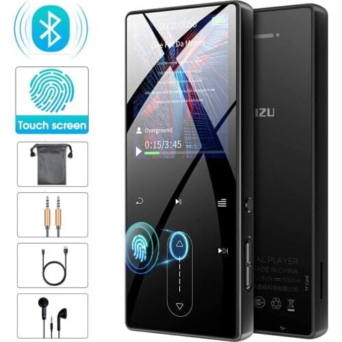 MP3 Player with Bluetooth Portable HiFi Lossless Sound Music Player with Speaker, FM Radio, E-book, Built-in 8GB Memory Black