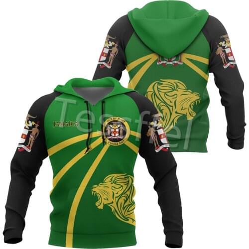 Tessffel Jamaica Lion Judah 3D Printed Mens Sweatshirt Zipper Hoodie Unisex Casual Jacket Autumn/Winter Dropshipping Style-10