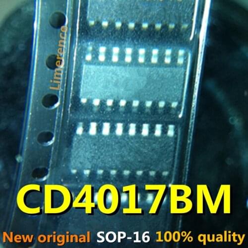 10PCS CD4017BM SOP16 CD4017B CD4017 4017 SOP-16 SMD New and Original IC Chipset