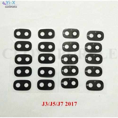 Wholesale 50PCS/Lot Back Camera Glass Lens with Sticker for Samsung Galaxy J3 J5 J7 2017 / J330F J530F J730F/J330 J530 J730 Pro