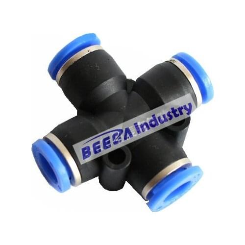 Pneumatic Fittings Trachea Quick Couplings Cross type PZA4 PZA6 PZA8 PZA10 PZA12mm