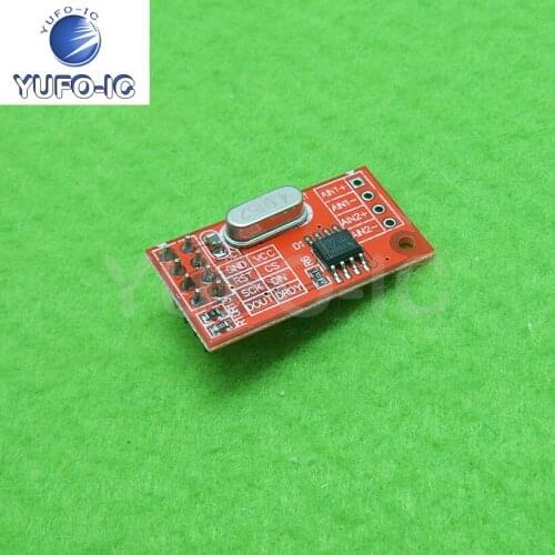 Free Ship 1PCS HW-146 Ad7705 Dual 16-Bit ADCs Data Acquisition Module PI Interface Input Gain Programmable