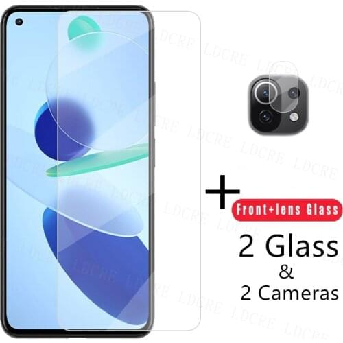 Clear Screen Protector For Xiaomi Mi 11 Lite Glass For Xiaomi Mi 11 Lite Tempered Glass Protective Phone Film For Xiaomi 11 Lite