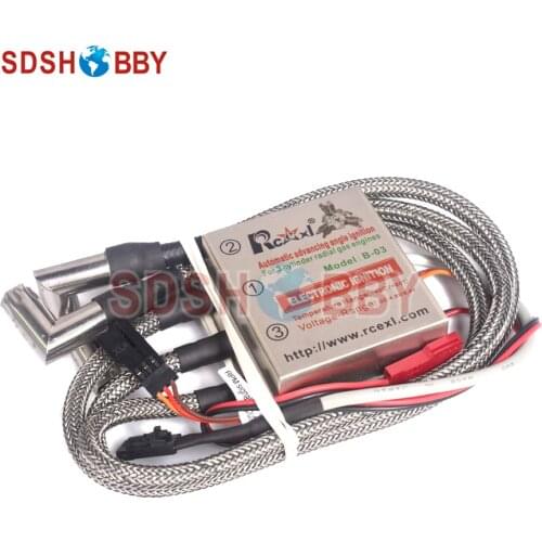 Rcexl 3 Three Cylinders CDI Ignition for ME8 1/4-32 120/90 Degree (B-03 4.8V~8.4V 622a)