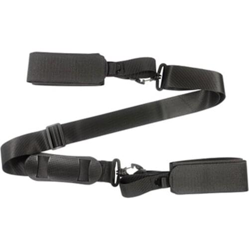 Y1UC Ski Harness Shoulder Strap Hand-Held Double Snowboard Bandage Carriers Multifunctional Handle Nylon Belt for Outdoor Skiing