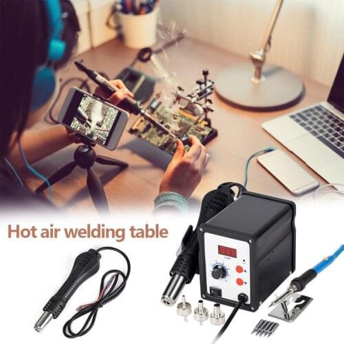Hot Air Desoldering Station 110V 220V Digital Display Temperature Control Maintenance Tool