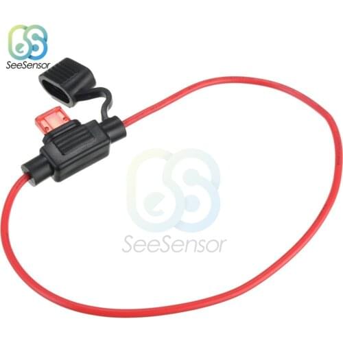 Waterproof Auto Inline Mini In-Line Fuse Holder 10A Automotive Blade Fuse Holder Car Accessories