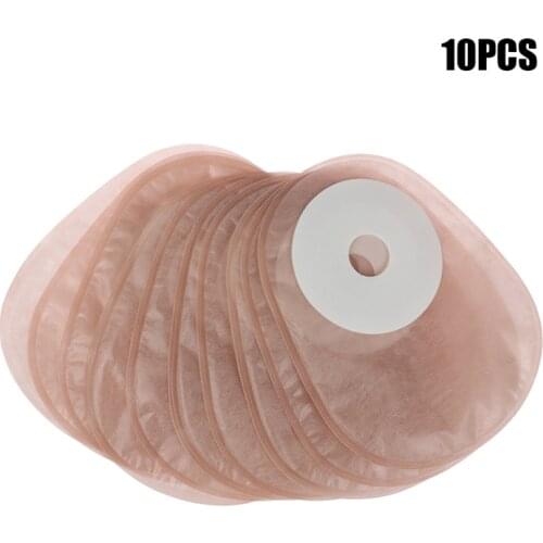 10pcs/lot Economical One Pc Closed Colostomy Bags One-piece System Portable Stoma Care Bags Without Drainage (daily Pouch)