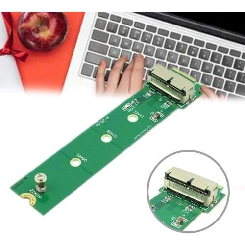 12+16 Pin SSD to M.2 NGFF PCI-e Adapter Converter For Apple Pro A1466 Air A1465 2013-2015 SSD For MacBook F1T0