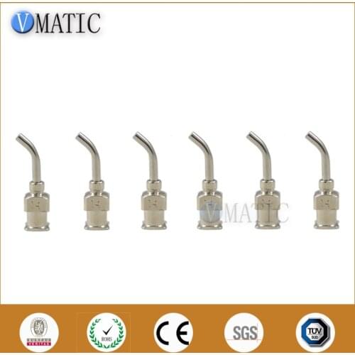 High Quality 12Pcs 1/2'' Inch 14G 45 Degree Bent Stainless Steel Dispensing Needle