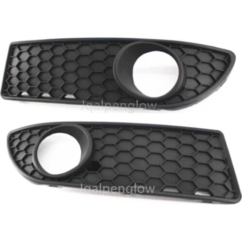 2pcs FOR VW POLO GTI FOG LIGHT GRILL 2005-2009 Front Lower Bumper Grill Fog Lamp Grill