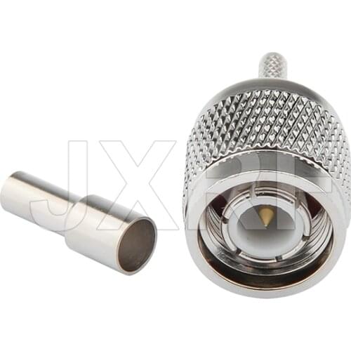 5 PCS RF adapter TNC male crimping connector for RG316 RG174 LMR100 cable Free shipping