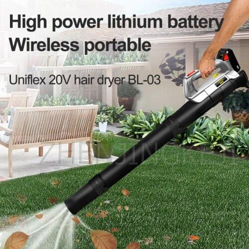 Wireless Portable Leaves Hair Dryer Ash Cleaning Machine 20V Blower Computer High Power Lithium Battery Dust Collector Endurance