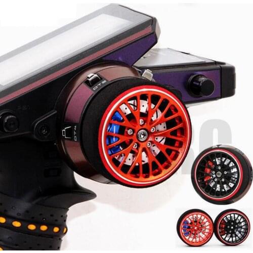 Black red metal remote control handwheel for FUTABA RZ-D FUTABA 4PL S 4PX R 3PV 4PV 7PX 4PK 4PKS R KO-EX1 remote control