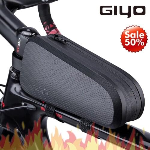 GIYO Waterproof Bike Bag MTB Road Commute Cycling Accessories Top Tube Front Frame Bicycle Bag Pouch For Bike Mobile Phone Bag