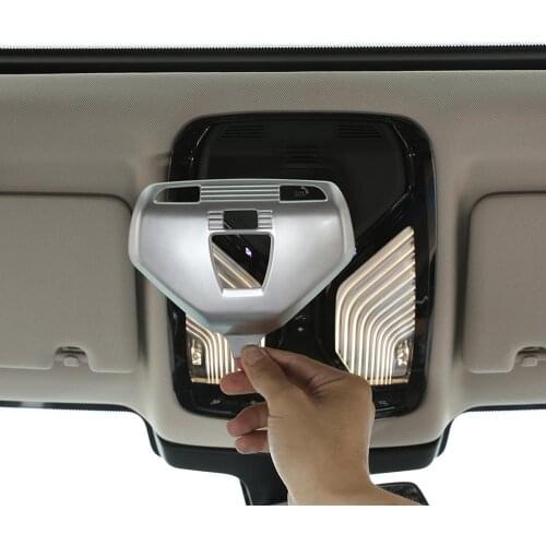 ABS Plastic Chrome Car Roof Reading Lamp Frame Trim for BMW 5 Series 6 Series GT X3 X4 2018 2019 Models Accessories