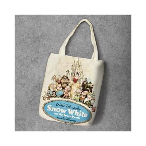 Disney Princess Snow White Anime Figures Toy Cartoon Products Cosplay Accessories Customized Shopping Gifts Shoulder Bags Unisex