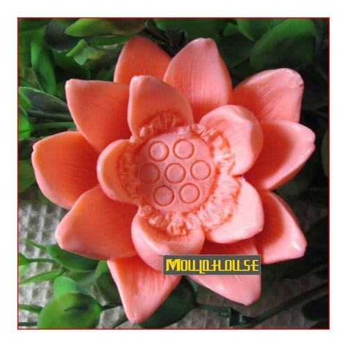 Handmade Soap Silicone Mold Chocolate Moulds Candle Molds Polymer Clay Craft For Cake Form Cooking Tools lily flower