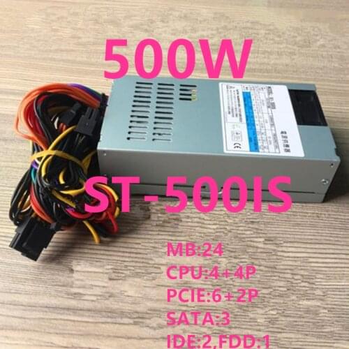 New Original PSU For Seventeam AIO ITX FLEX NAS HTPC Small 1U K39 K49 T34 R47 R44 M41 A35 S3 ZS-A4 G5 500W Power Supply ST-500IS