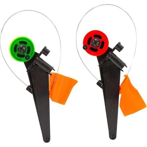Portable Durable Winter Ice Fishing Rod Flag Tip-Up Hand-free Compact Pole Outdoor Fishing Tackle Equipment