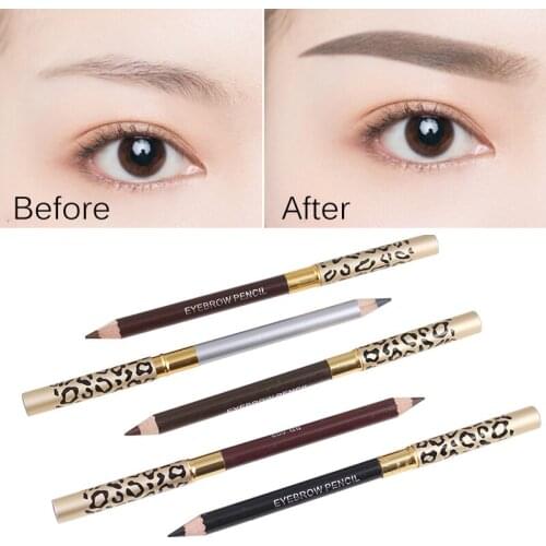 1Pcs Long-Lasting Black Brown Coffee Eyebrow Pencil Makeup Eye Brow Tattoo Tint Pen Waterproof Eyebrow Enhancers With brush