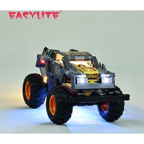 LED Light Set for 42119 Monster Truck Jam Max-D Car Building Blocks Only Lighting Kit Not Include Model