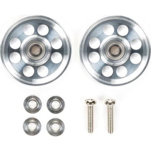 TAMIYA HG Lightweight 17mm Aluminum Ball Race Rollers Ringless 95563 Metal Parts for 1/32 Scale Mini 4WD Car Model