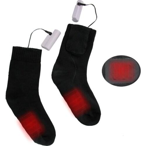 Rechargeable Heated Warm Socks for Chronically Cold Feet,Indoor Outdoor Sport Thermal Socks for Men and Women