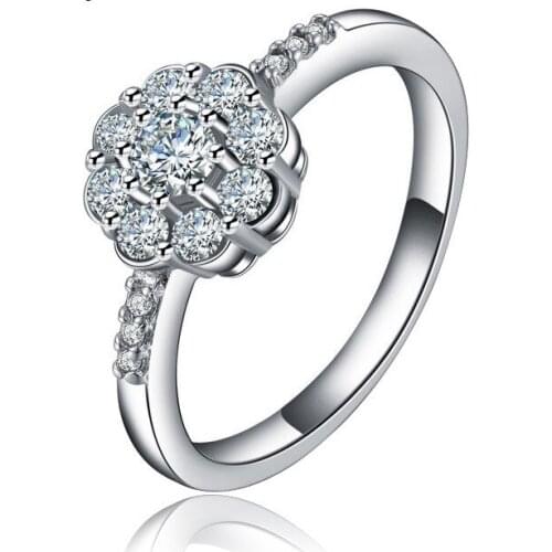 WYJZY Fashion Hot Sale Zircon ring for women Classic Ladies Fashion Accessories Anniversary Jewelry Ring