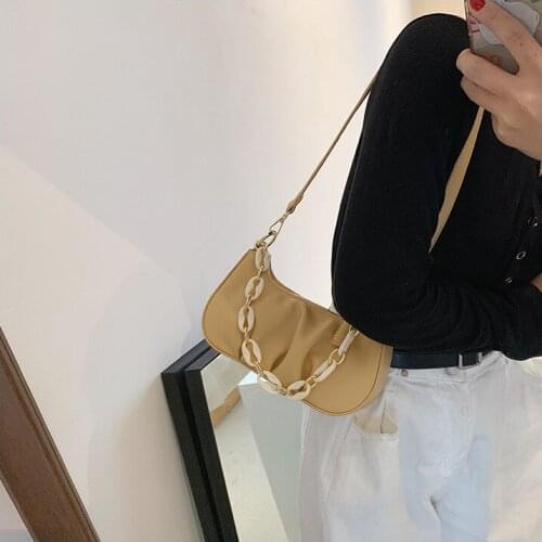 2021 New Baguette Bag Women Single Shoulder Armpit Shoulder bag PU Leather and Purse Wide Straps Day Clutches