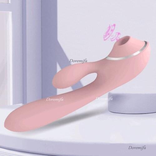 Female Vibrator Sex Toy G-spot Sucking Silicone Dildo Clitoral Stimulator Masturbation Oral Sex Tongue Licking Adult Products