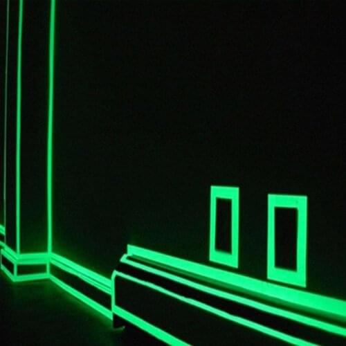 1cm*1m Luminous Fluorescent Night Self-adhesive Glow In The Dark Sticker Tape Safety Security Home Decoration Warning Tape