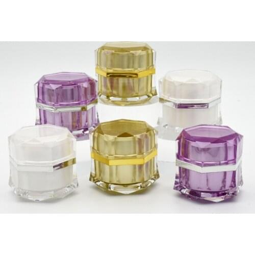 Empty 5g 10g Eye Serum Cream Jar Pot Travel Maquiagem Sleeping Eye Mask Skin Care Refillable Bottles Cosmetic Container 100pcs