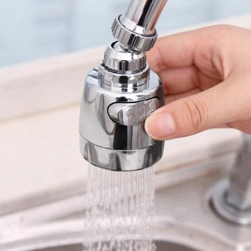360-Degree Rotating Two-Speed Adjustable Faucet Splash-Proof Head Lengthened Extender Tap Water Rotatable Filter Nozzle