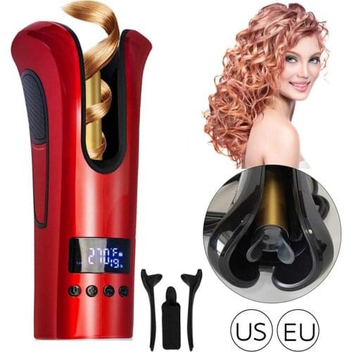 Automatic Hair Curler Curling Iron LCD Ceramic Rotating Waves Electric Curling Irons Professional Hair Styling Tools For Women