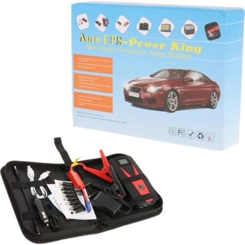 12000mAh Car Jump Starter Power Bank Battery Charger w/LED Flashlight USPlug