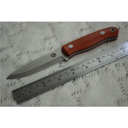 Free shipping,Wholesale,retail,gifts outdoor hunting knife,blade material D2,G10 handle material,Outdoor mountaineering tool