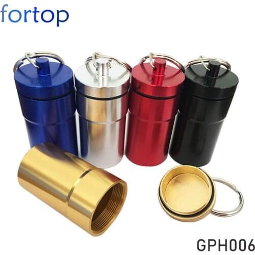 68*32mm big case/aluminum alloy waterproof storage bottle &jar /200pcs /laser engraving logo/heath-care home and outdoor product