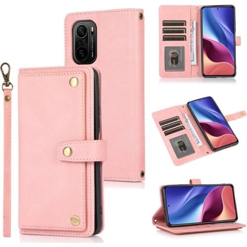 Redmi Note 10 Pro Max Multi 9-Card Flip Case for Xiaomi Redmi K40 Pro Note 10S Leather Classic Wallet Funda Redmi Note10 Case