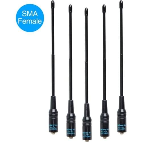 Nagoya NA-701 SMA-Female Dual Band 144/430Mhz 2.15dB Antenna HT/Scanner for Baofeng uv-5r uv-888s uv-9r plus Walkie Talkie Radio