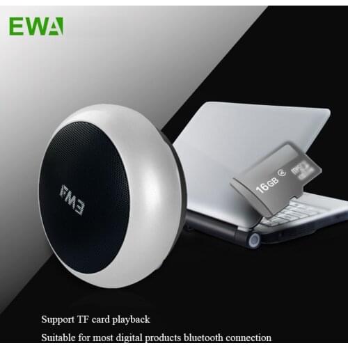 EWA A110 Outdoor Stereo Portable Speaker Bluetooth Wireless Speaker Hands Free Calls Heavy Bass Support TF Card USB Mini Speaker