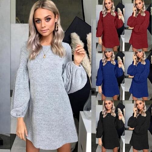 HOXIXIB Fashionable Knitted Dresses