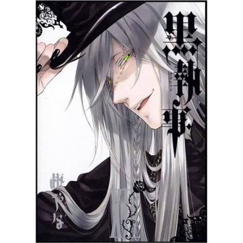 Full Square Drill Cross Stitch Painting Home Decor Black Butler Anime Diamond Wall Sticker Embroidery Picture Mosaic Handmade