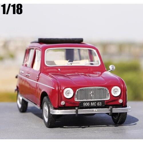 1:18 Renault 4L Classic Diecast Metal Car Model Toy For Boy Gift Original Box Free Shipping Collection