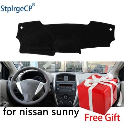 For Nissan Latio sunny N17 2011-14 16-18 dashboard mat Protective pad Shade Cushion Pad interior sticker car styling accessories