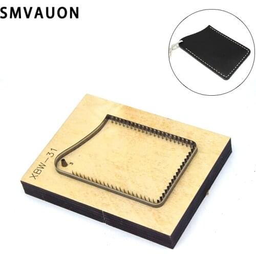 Leather Die Cutter Diy Key Pendant Credit Card Holder Wallet Coin Purse Bag Japan Steel Punch Cut Mold Wood Die For SMVAUON