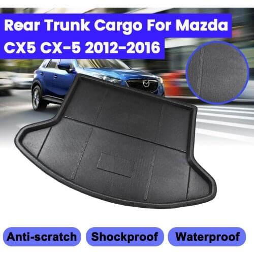 Floor Mat Rear Trunk Cover Matt Carpet Kick Pad Car Interior Cargo Liner For Mazda CX-5 CX5 2012 2013 2014 2015 2016 Boot Tray