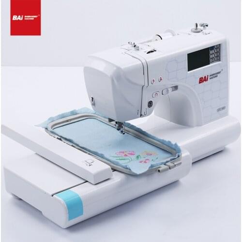 BAI Small industrial embroidery machine, buy one get 14 free, fast embroidery speed, free shipping