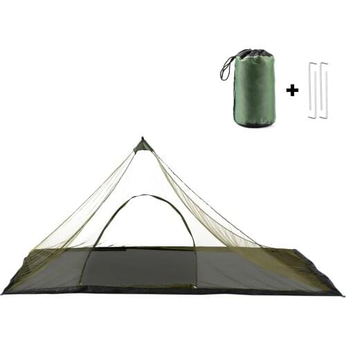 Hanging Inner Tent For Pyramid Teepee Outdoor Ultralight Mosquito Repellent Mesh Net Tent Summer Camping Tent 220x120x100 cm