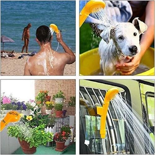 Portable Electric Shower Head Camping Water Pump for Boat Car Caravan Hiking Outdoor